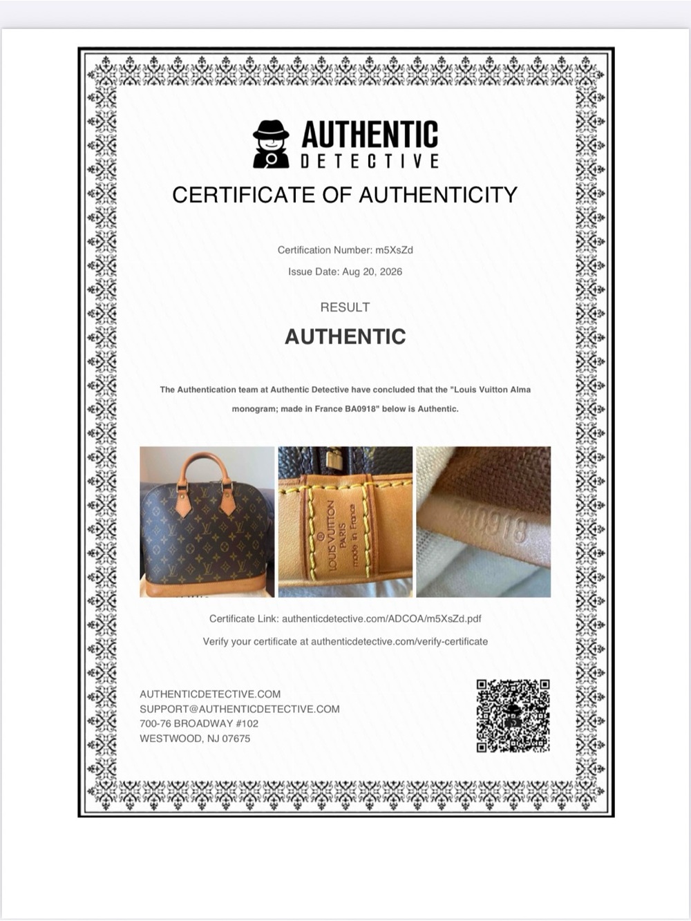🔥Louis Vuitton Vintage Monogram Satchel Made in France, 1998 with COA🔥 - Picture 4 of 17